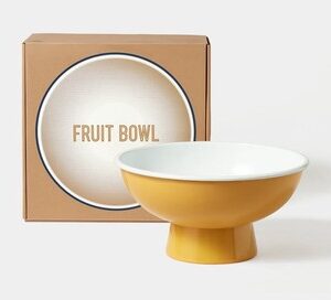 Large Fruit / Punch Bowl - Yellow