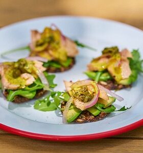 Keto Salmon Plate
