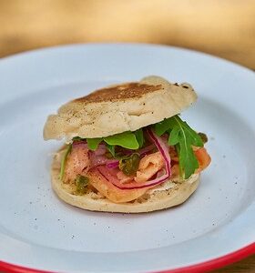 Smoked Salmon English Muffin