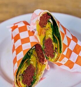 Eat The Rainbow Wrap - Wheat Wrap