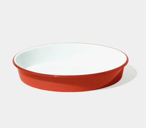 Round Pie Dish - Red